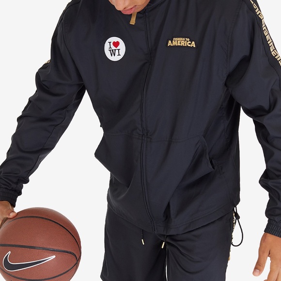 NWT Nike Giannis Coming to America Basketball Track Jacket Mens CQ6308-010 - Picture 4 of 12
